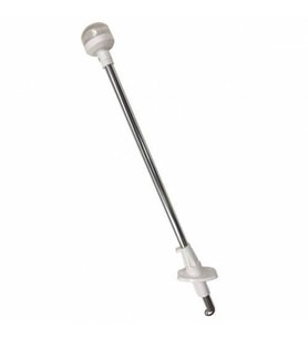 IŞIKLI BAYRAK DİREĞİ AYARLI led 12v,BEYAZ 60cm