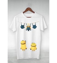 Minions %100 Pamuk Baskılı Oversize T-shirt