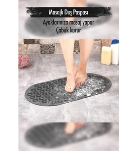 Silikon Masajlı Duş Paspası