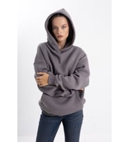 Unisex Oversize Carmelite Kapüşonlu Sweatshirt
