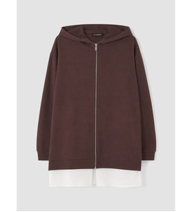LCW EVERYDAY Kahverengi Kapüşonlu Oversize Kadın Hırka