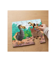 Ormanda Sevimli Pelikanlar Tasarımlı 24 Parça Ahşap Çocuk Puzzle MPK0023