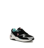 U.S. Polo Assn.Husky Wmn 4 Fx Kadın Spor Ayakkabı SİYAH GRİ