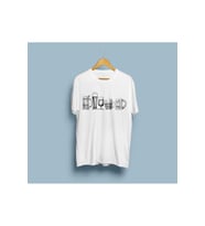 Oversize Bardakları Tasarım Unisex T-shirt