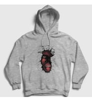 Presmono Unisex Gri Wall Anime Attack On Titan Kapüşonlu Sweatshirt 125011tt (Gri)