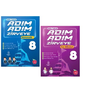 NEWTON YAYINLARI 8.SINIF ADIM ADIM ZİRVEYE MATEMATİK+FEN BİLİMLERİ SORU BANKASI