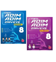 NEWTON YAYINLARI 8.SINIF ADIM ADIM ZİRVEYE MATEMATİK+FEN BİLİMLERİ SORU BANKASI