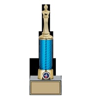 ODAK KUPA - Figürlü Kupalar - Satranç Figürlü Kupalar FG-005 A - 28 cm