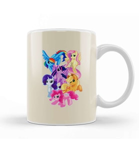 My Little Pony The Mane 6 Kupa Bardak Porselen