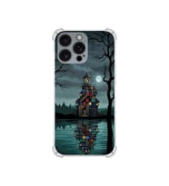 PrintiFy Apple iPhone 16promax ile Uyumlu Simya Serisi Gölge Ve Cam Tasarımlı Uv Baskılı Köşe Korumalı Antişok Kılıf