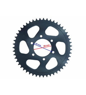 CF NK 400 ARKA DİŞLİ 520-51T İÇ 80 mm 6 DELİKLİ