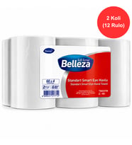 Diversey Belleza Standart Smart Eye Kağıt Havlu 12 Rulo (2 Koli) 21,2 cm x 68 Metre 2 Katlı 70023799