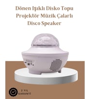 Müzik Ritimli Işık Değişimi & Dönen Dalga Efekti – Galaxy Projektör (Çok Renkli)