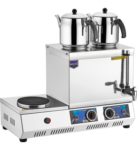 Remta K3440 Model Çift Demlikli Çay Ocağı