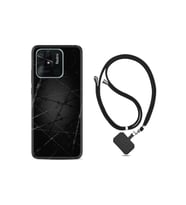 Xiaomi Poco C40 Kılıf Ipli Boyun Askılı Desenli Silikon Dikenli Tel 1779