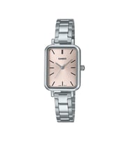 CASIO LTP-V009D-4EUDF KARE METAL KADIN KOL SAATİ (Açık Pembe)