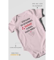 Dünyanın En Mükemmel Babası Olmaya Hazır Mısın? Baskılı Bebek Zıbını –  %100 Pamuk Kısa Kol (Bebek Pembesi)