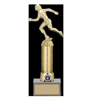 ODAK KUPA - Figürlü Kupalar - Atletizm Kadın Figürlü Kupalar FG-008 B - 32 cm