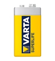 Varta Superlife Çinko 9 Volt Pil (12 Li Paket)
