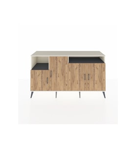 Kronos Konsol 5 Raflı 4 Kapaklı 176x59x99 Aytaşı-Çam/Antrasit