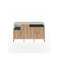 Kronos Konsol 5 Raflı 4 Kapaklı 176x59x99 Aytaşı-Çam/Antrasit