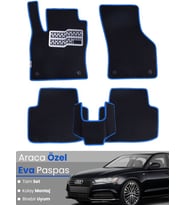 AUDİ A6 (2012-2018) Uyumlu EVA Paspas Tam Set–Araca Özel,Su Geçirmez,Hızlı ve Kolay Montaj