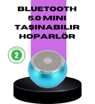 Taşınabilir Mini Bluetooth Hoparlör 9M Menzil Dahili Mikrofon - Lisinya