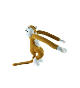 Pelüş Maymun  Sevimli Sarılan Maymun Kahverengi 50 Cm