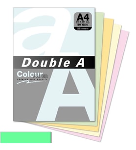 Double A Renkli Kağıt A4 80 GR Pastel Lagoon 25 Yaprak