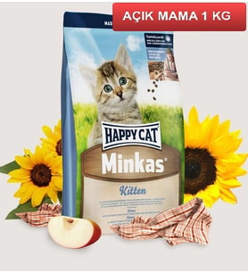 Happy Cat Minkas Kitten Yavru Kedi Maması 1 kg AÇIK