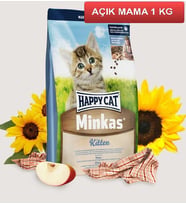 Happy Cat Minkas Kitten Yavru Kedi Maması 1 kg AÇIK