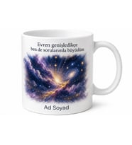 Astrofizikçi Işık Yılı Yıldız Doğumu Evrenin Genişlemesi Baskılı Porselen Kupa Hediye
