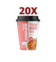 Hipokki Rose Soslu Kore Tteokbokki Pirinç Keki 120gr 20'li Set
