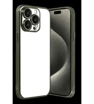 iPhone 15 Pro Max Razer Lensli Silikon - Yeşil