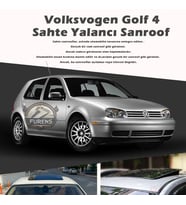 Volksvogen Golf 4 Parlak Siyah Yalancı Çakma Sahte Sunroof