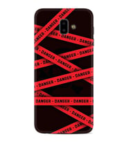 Samsung J6 Plus J7 Prime J7 Pro M20 Kılıf Desenli Silikon Danger 1372