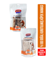 Warf Kuzu İşkembeli Munchy Çubuk (40'lı)  400 gr + Warf Kurutulmuş Dana Gırtlağı 120 gr