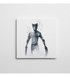 Wolverine Kare Kanvas Tablo