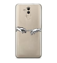Huawei Mate 20 Lite Uyumlu Baskılı Yumuşak Silikon Şeffaf Telefon Kılıfı