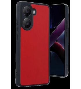 Pilelistore   Xiaomi Poco X7 Pro Kılıf Aras Deri Kapak - Kırmızı