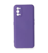 Realme 7 Pro Kılıf Nano İçi Kadife Silikon - Mor