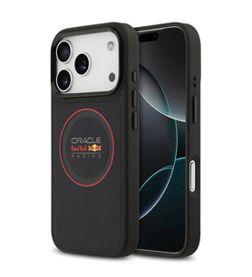 Apple iPhone 17 Pro Kılıf Redbull Orjinal Lisanslı M-safe Şarj Özellikli Kırmızı Halka ve Logo Kabar