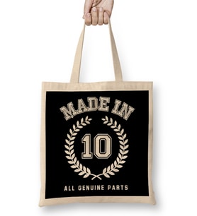 2010 Made In 10 All Genuine Parts Bez Çanta Uzun Saplı