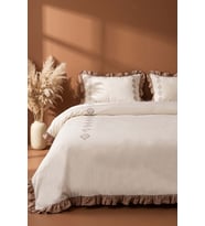 Damask Flora %100 Pamuklu Nevresim Takımı - 4 Parça