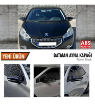Peugeot 208 Yarasa Ayna Kapağı Batman Parlak Siyah Piano Black