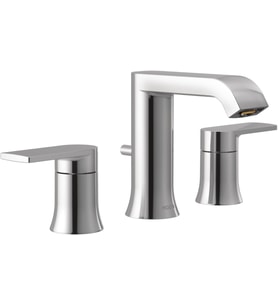 Moen Genta Krom İki Saplı Yaygın Modern Banyo Musluğu, Tahliye Tertibatı Ile, (Valf Ayrı Satılır), B (Çok Renkli)