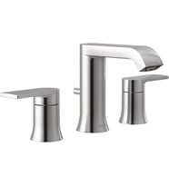 Moen Genta Krom İki Saplı Yaygın Modern Banyo Musluğu, Tahliye Tertibatı Ile, (Valf Ayrı Satılır), B (Çok Renkli)