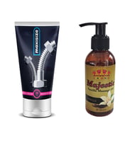 Maxsiz  Krem + Erotik Vanilya Aromalı Masaj Yağı