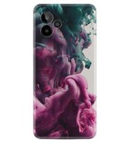 General Mobile GM 24 Pro Kılıf Resimli Desenli Baskılı Silikon Pink Green Cloud 1306