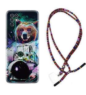 INFINIX Note 11 Pro Note 10 Hot 9 Play Kılıf Boyun Asklı Rasta Silikon Astronot Panda 1755